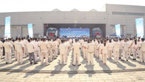 中·哈(甘肅)首批跨境維修機車交付哈方  中·哈(甘肅)首批跨境維修機車交付哈方